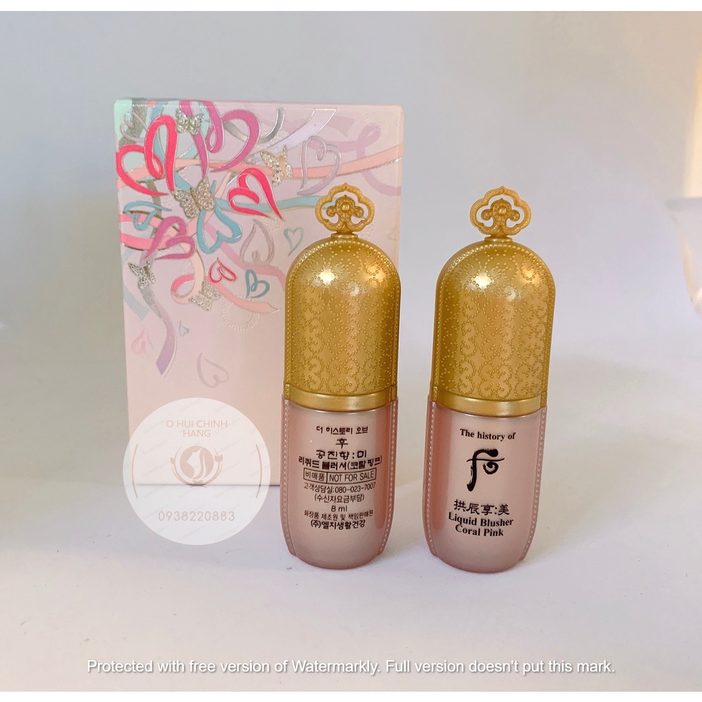 Cặp kem lót -má hồng trang điểm The History Of Whoo 8ml