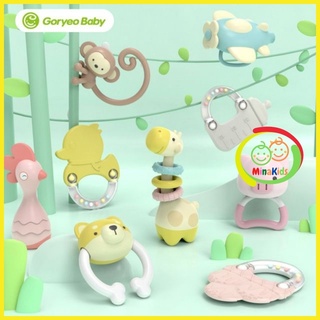 Xúc Xắc Gặm Nướu Goryeo Baby Hàn Quốc Lục Lạc Cho Bé Nhựa ABS An Toàn 9 món Hình Thú XX03