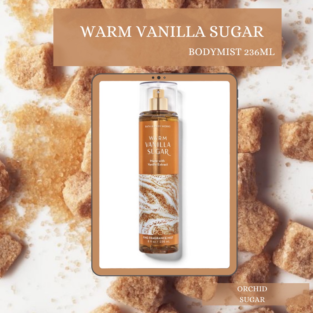 Xịt Thơm Warm Vanilla Sugar Bath And Body Works Body Mist 236ml