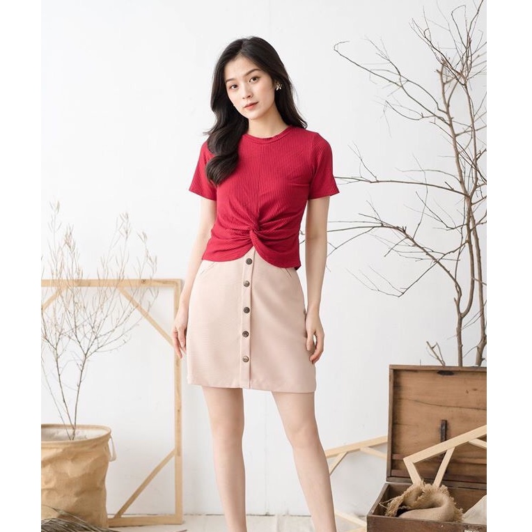 Áo Kiểu Chéo Eo Nữ