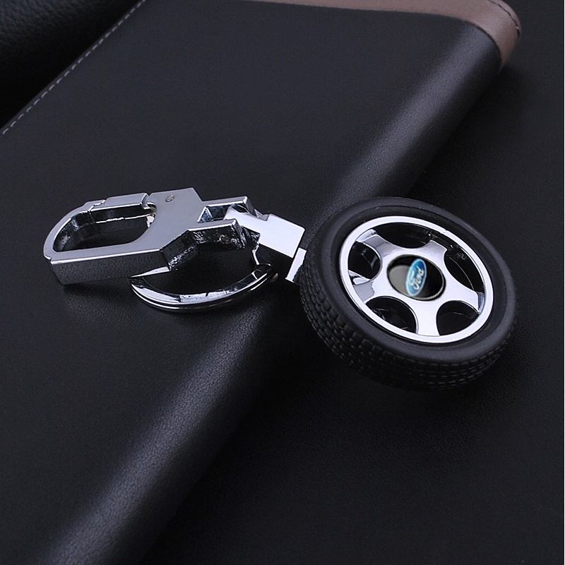 Móc Khóa Kim Loại Hình Logo Xe Hơi Ford