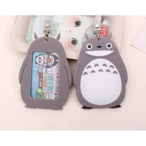 Thẻ Tên Bằng Silicon Họa Tiết Doraemon / Totoro / Minions / Totoro / Minions Dễ Thương Cho Khm099