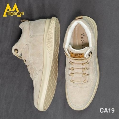 Giày thể thao sneaker nam TIMAN CA19 đế êm bền bĩ thoáng khí bảo hành 1 năm