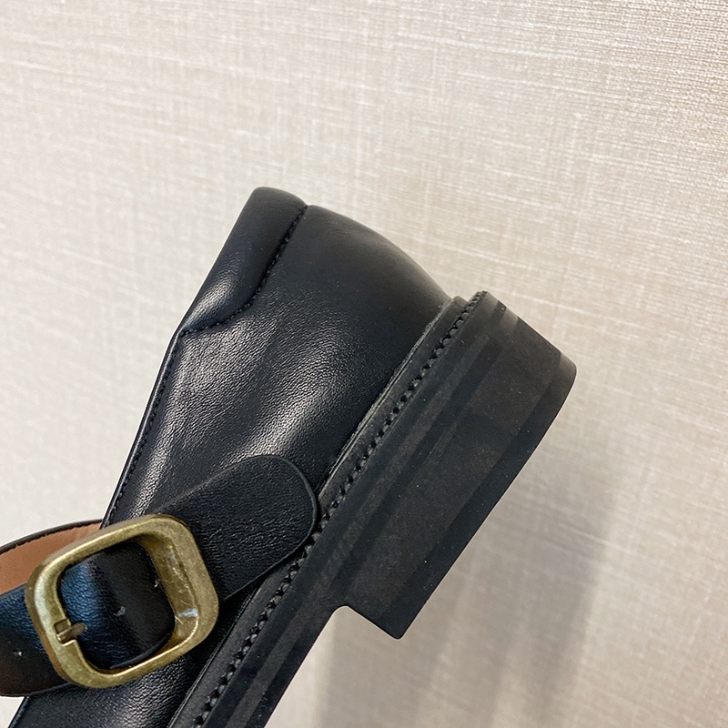 Giày da IELGY phong cách retro Anh Quốc dành cho nữ