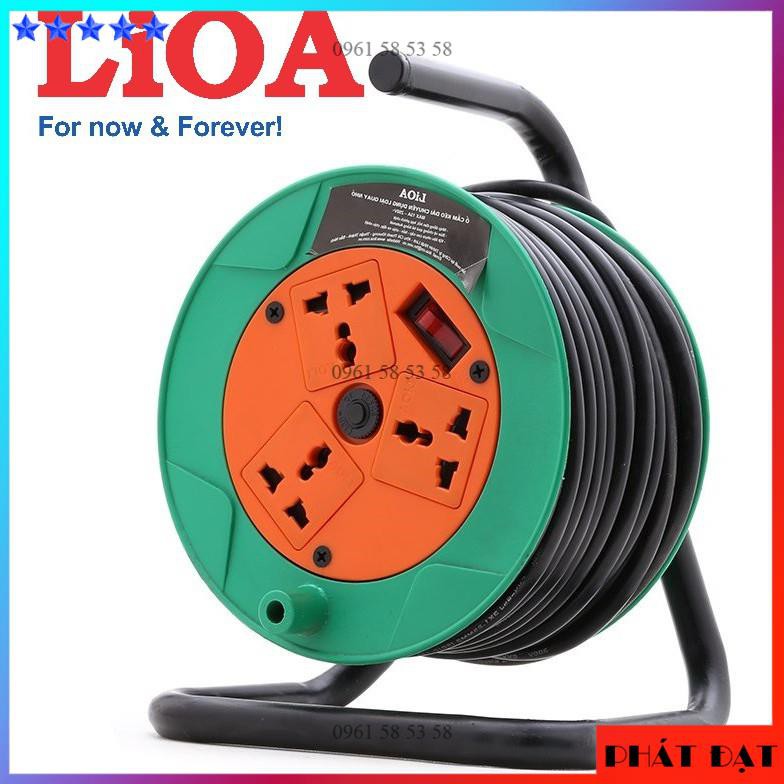 [CHÍNH HÃNG] Ổ QUAY CÔNG NGHIỆP 20 mét 10A Lioa QN20-2-10A (TĐSG)