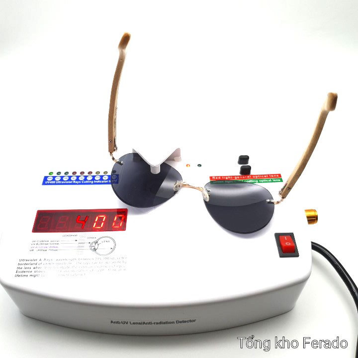 Kính Mắt Gọng Gỗ Thời Trang Chống Tia UV