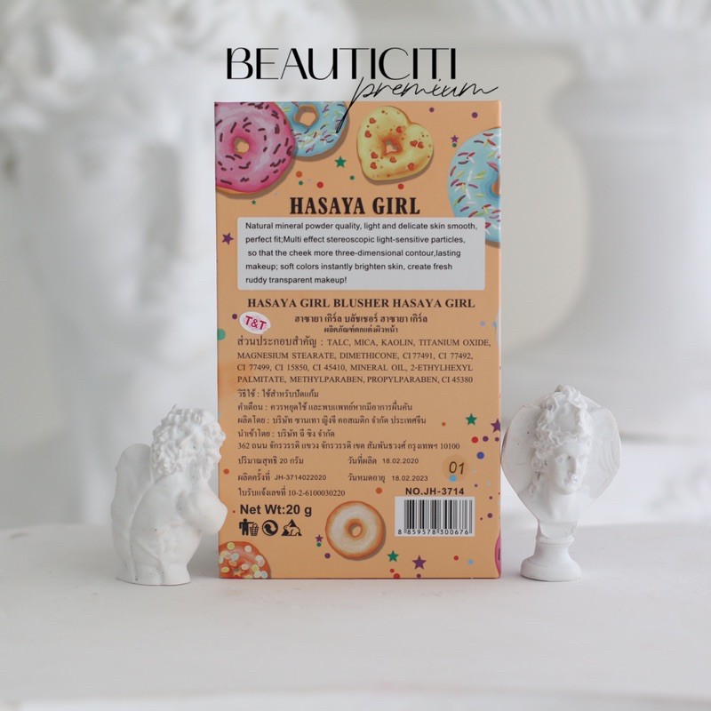 BẢNG PHẤN MÁ HỒNG LÌ THÁI SWEET DONUS HASAYA GIRL 6 Ô | BigBuy360 - bigbuy360.vn