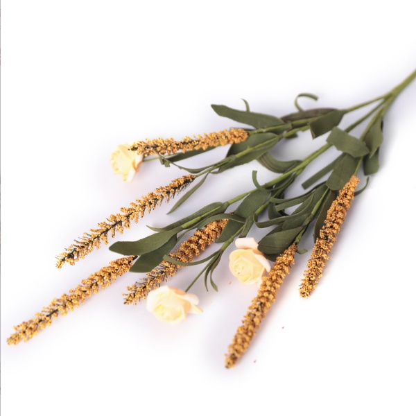 Hoa Giả - Hoa Oải Hương Giả 5 Nhánh Cao 38cm, Trang Trí Phòng Siêu Xinh.