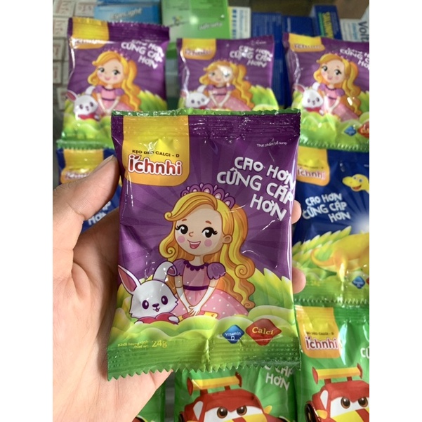 Kẹo dẻo tăng sức đề kháng Ích Nhi bổ sung vitamin C củng cố hệ miễn dịch, giúp trẻ ăn ngon, hấp thu tốt