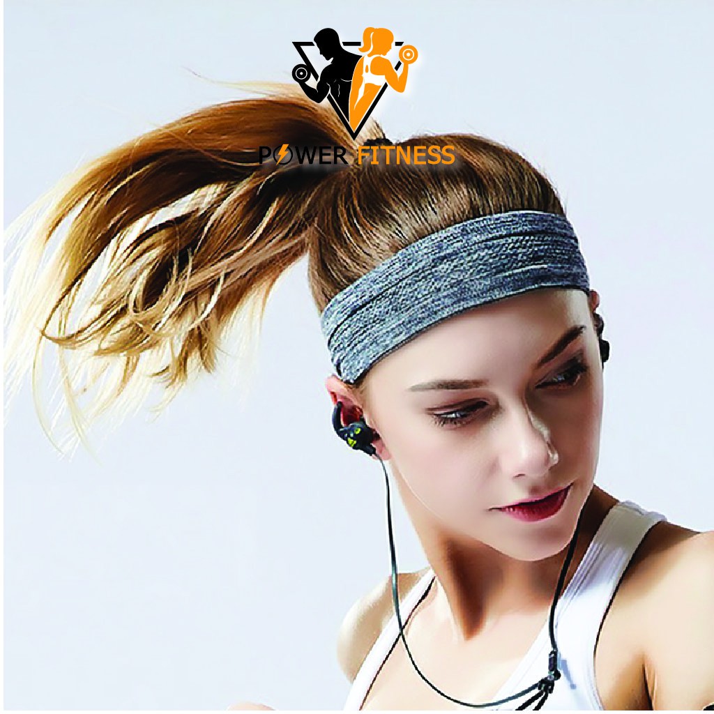 Băng đô thể thao tập gym tập yoga nam nữ headband Power Fitness B2006