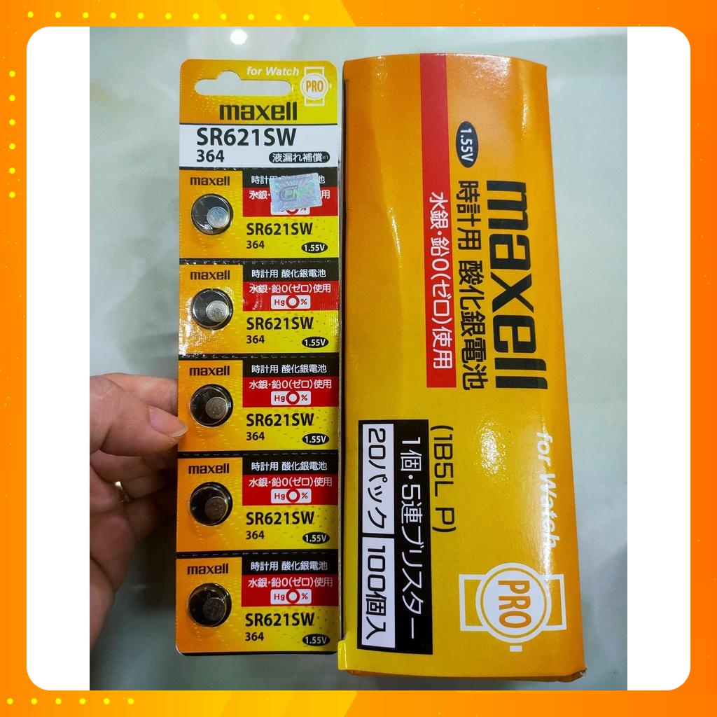 Pin Đồng Hồ Maxell SR621SW 364 PRO 1.55V