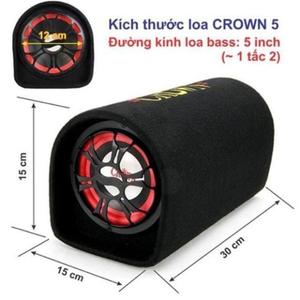 loa nghe nhạc usb thẻ nhớ crown số 5 BH 6 tháng đổi mới
