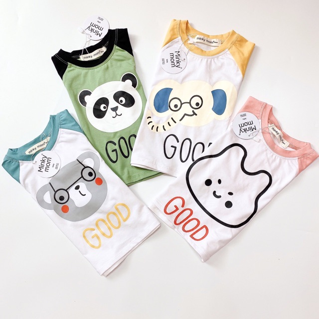 Sale! Bộ dài tay Minky Mom hình ngộ nghĩnh