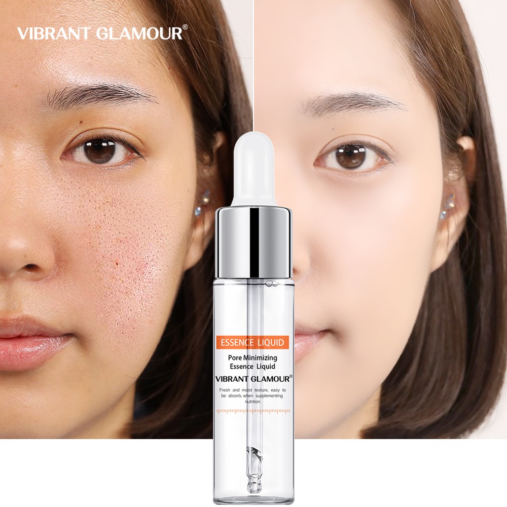 Serum dưỡng da Vibrant Glamour Hyaluronic Acid ẩm giảm mụn trứng cá thu nhỏ lỗ chân lông chống lão hóa 15ml