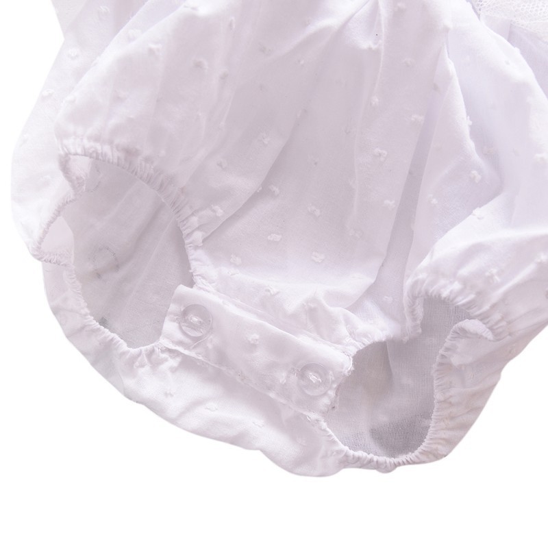 Jumpsuit cotton không tay in hoa cho bé gái