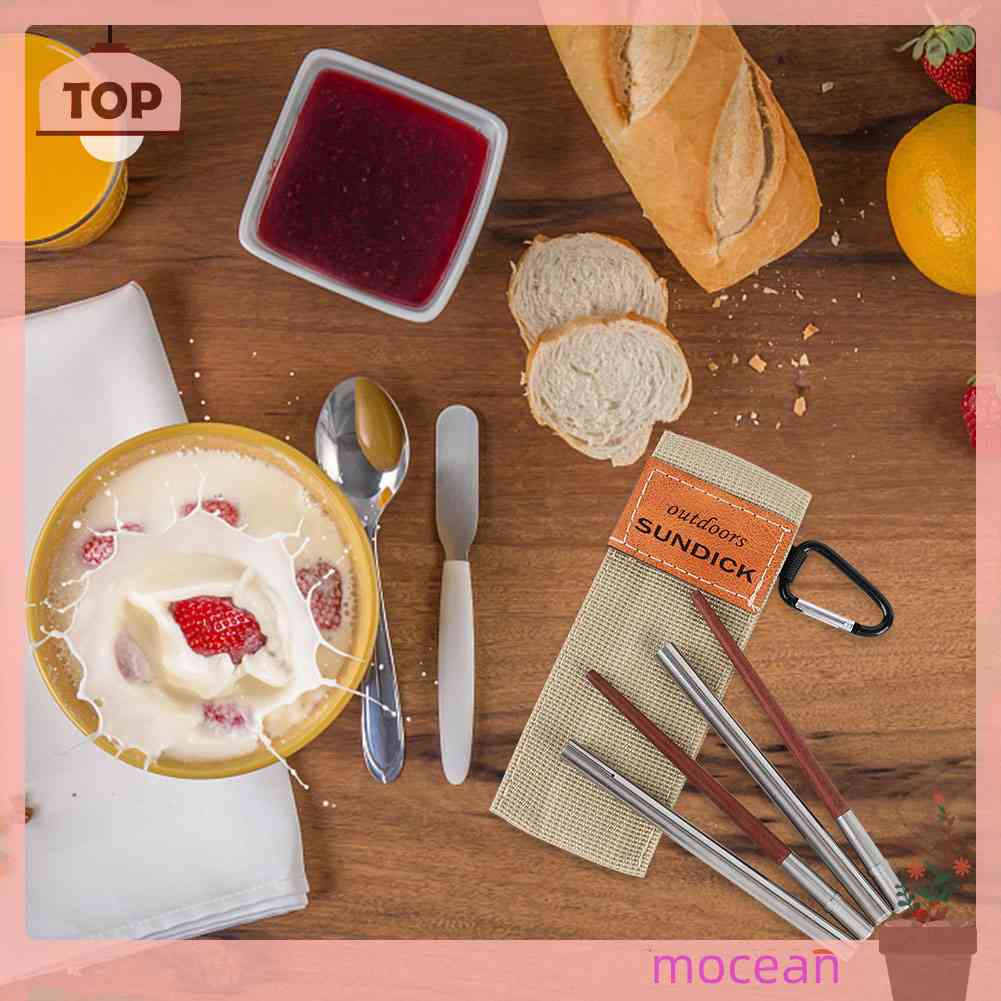 1 Đôi Đũa Gấp Gọn Tiện Dụng Mang Theo Du Lịch Cắm Trại