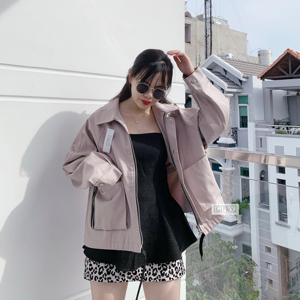 Áo khoác kaki nữ NK - Gooan