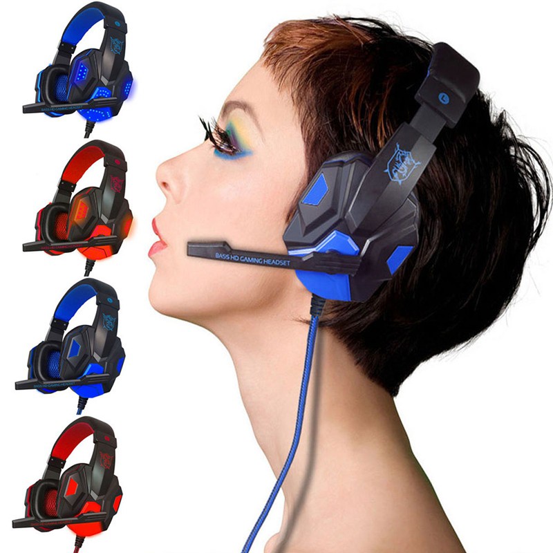 Tai Nghe Chơi Game Cổng Usb 3.5mm Kèm Mic Cho Pc