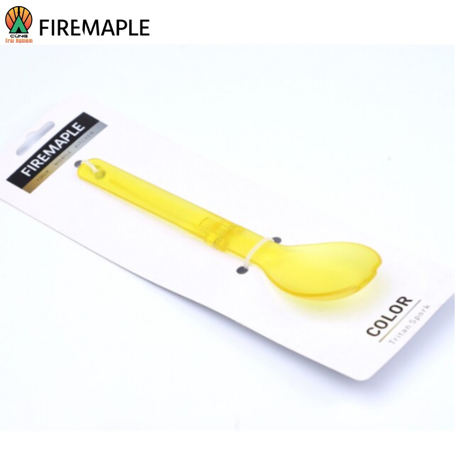 [CHÍNH HÃNG] Thìa Đa Năng Tritan 2 Trong 1 Fire Maple FMP-SPORK02 Chuyên Dụng Cho Du Lịch, Dã Ngoại Cắm Trại