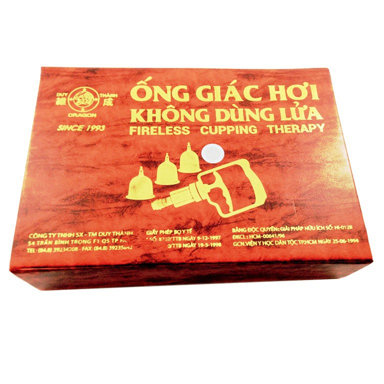 Bộ giác hơi không dùng lửa duy thành vali nâu