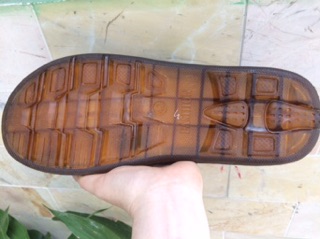 Dép Da Cá Sấu  Size 42 & 43 Màu Nâu Đất