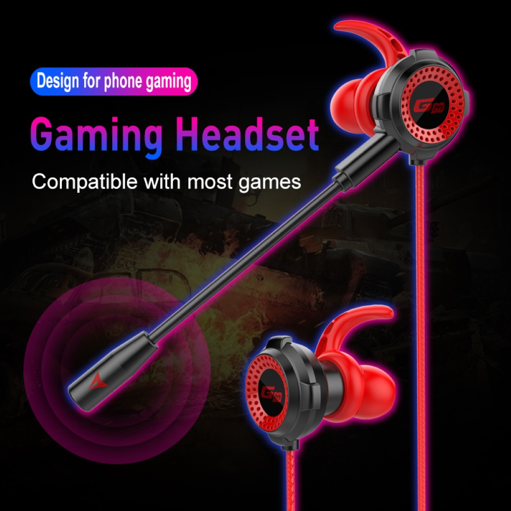 Tai Nghe Gaming G20 Có Dây Giắc Cắm 3.5mm Kèm Mic Cho Điện Thoại / Máy Tính Bàn