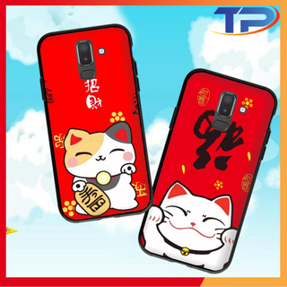 Ốp lưng Samsung Galaxy J8 / J7 Plus / J7 Pro /J7 Prime / J6 Plus / J6 / J4 Mèo Thần Tài 02