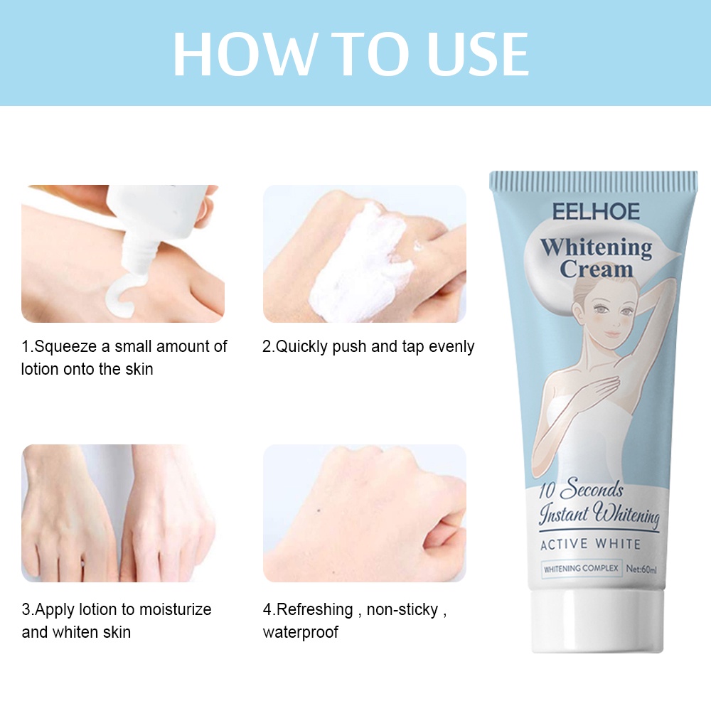 Kem dưỡng trắng ANNIES vùng da dưới cánh tay đầu gối toàn thân 10 giây nhanh chóng 60ml