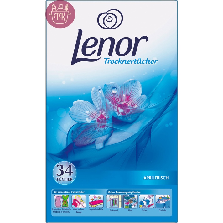 Giấy thơm quần áo Lenor 34 tờ - Hàng nội địa Đức