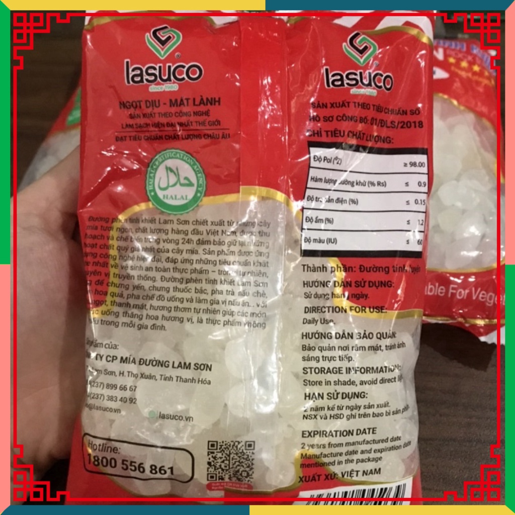 Đường Phèn Lam Sơn Lasuco gói 500g