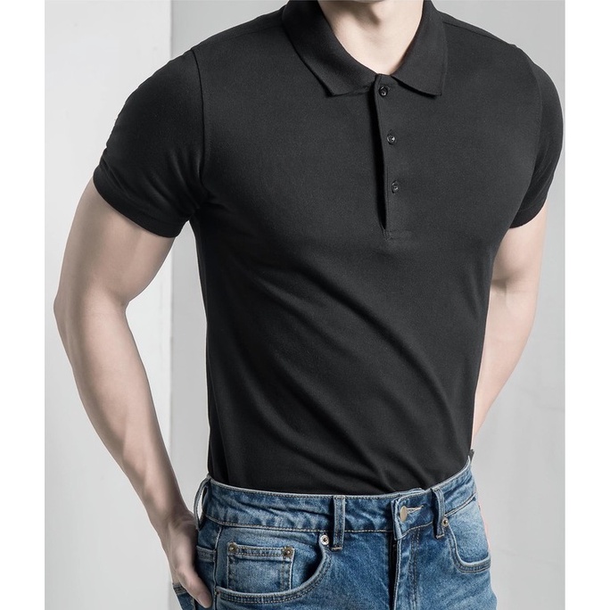 Áo Polo Nam Trơn Basic CEFFYLO 5 Màu Trẻ Trung Lịch Lãm - Chất Liệu Cotton Tự Nhiên Form Slim Thấm Hút Mồ Hôi Tốt - PL01