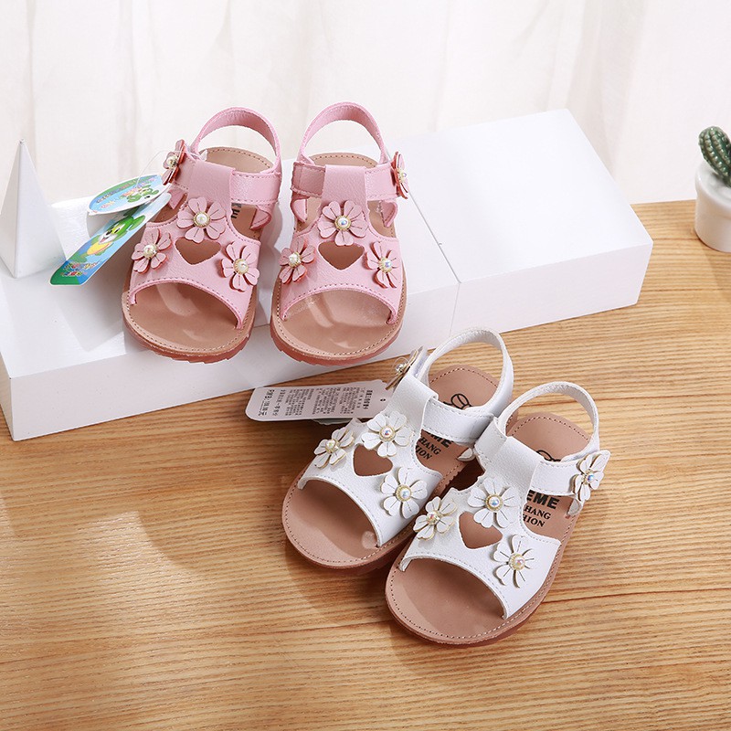 sandal bé gái size 21-30 da mềm