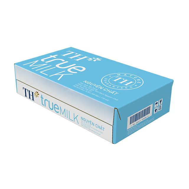 Thùng 48 hộp sữa tươi tiệt trùng TH true milk 110ml ít đường