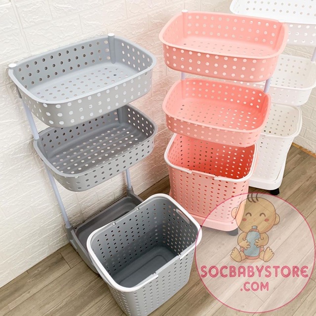 Kệ nhựa 3 tầng đa năng