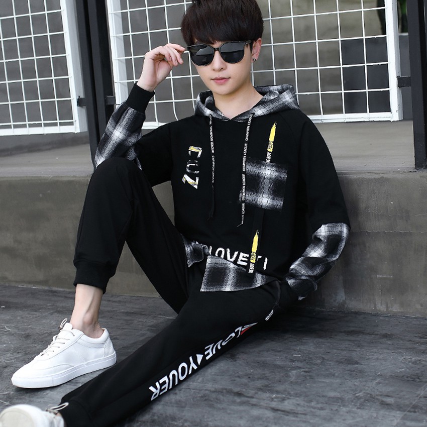 Bộ Quần Áo Nỉ Nam Thu Đông Áo Hoodies CUZ Mũ Trùm Đầu Kết Hợp Quần Jogger Bo Gấu SEPTEMBERGIRL1989 SET NAM 90000123