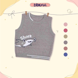[Mã BMLT30 giảm đến 30K đơn 299K] DA982 Áo len gile cổ tròn Dokma (6-24M)
