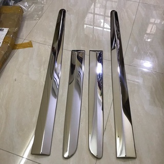 Bộ ốp nẹp sườn inox xe kia morning form 2008 - 2011