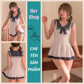Váy ngủ nữ sinh Nhật Bản - đầm ngủ cosplay học sinh sexy