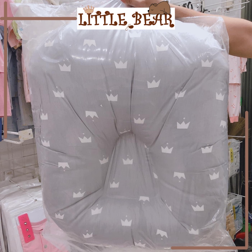 Gối chống trào ngược cho bé cao cấp tặng kèm gối nhỏ - Little Bear