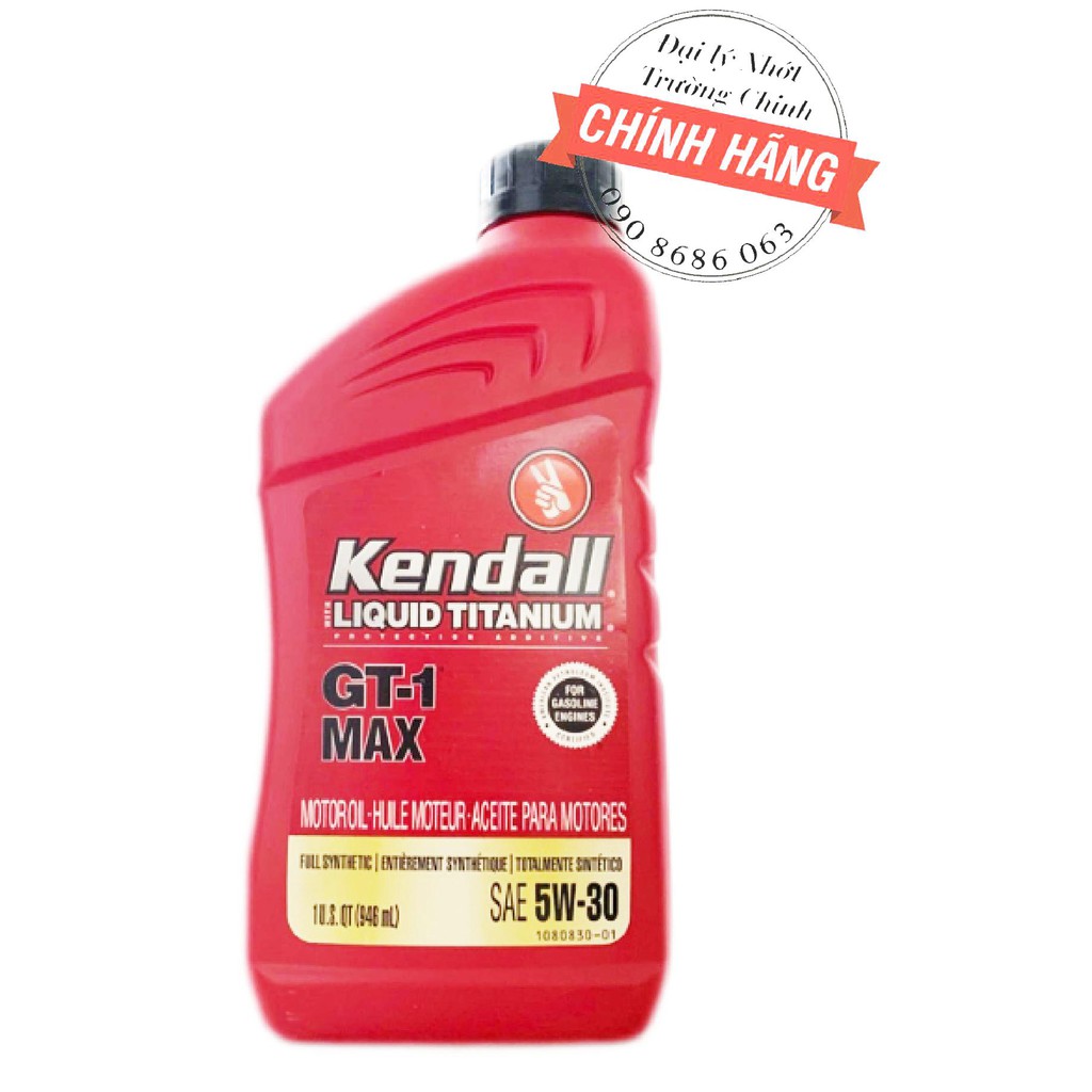 Nhớt Kendall GT-1Max 5W30 SN+ dành cho xe tay ga