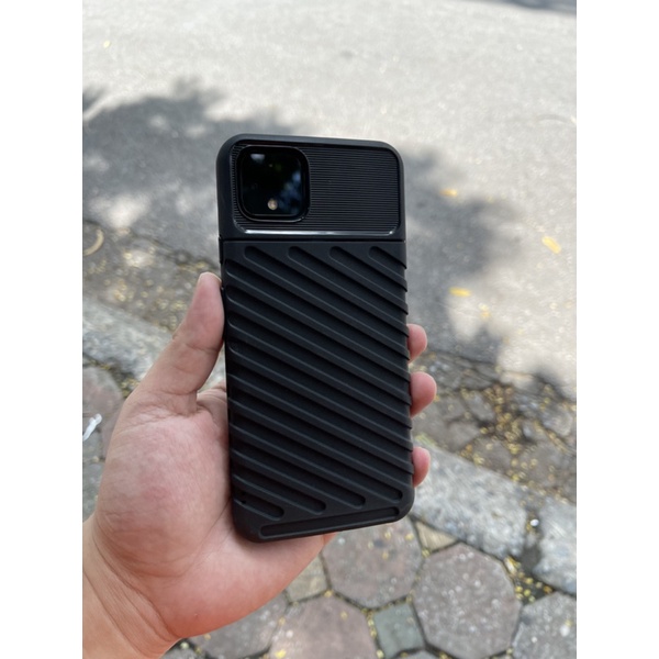 Ốp lưng chống shock vân chéo google pixel 4/4xl