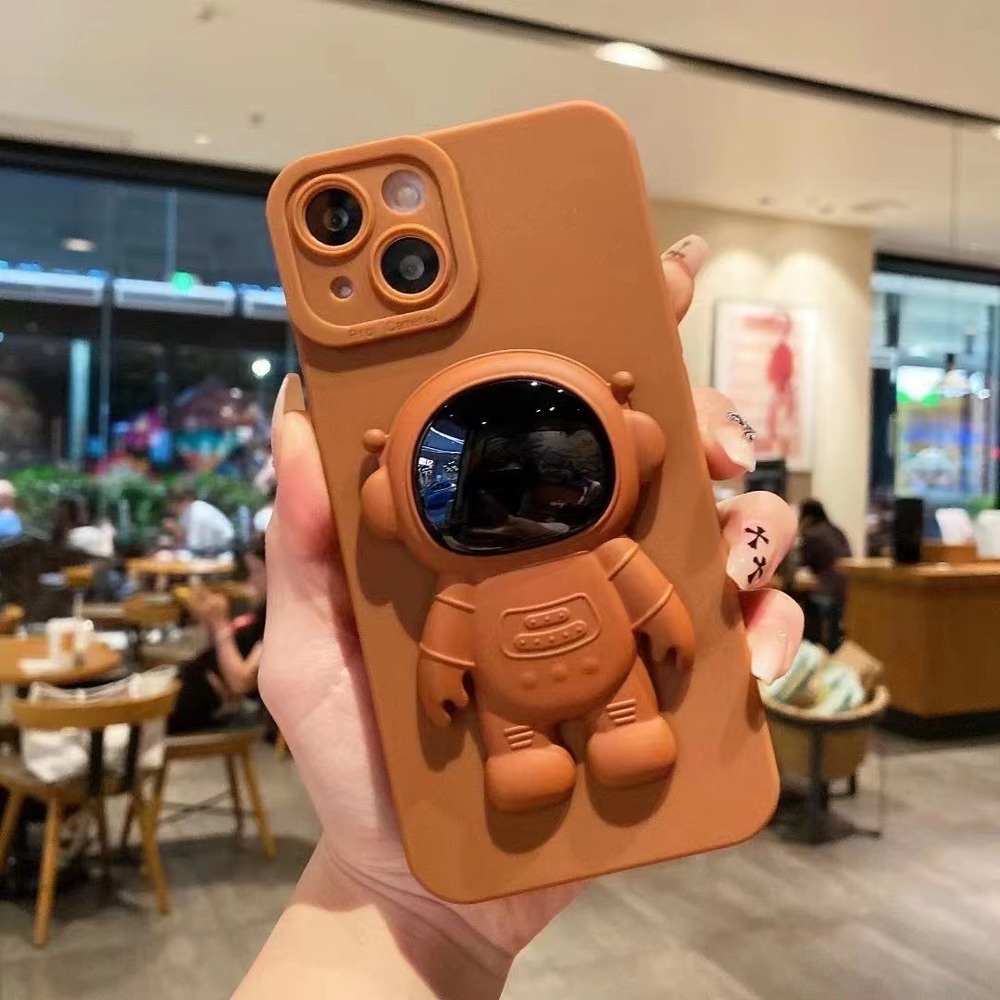 Ốp Điện Thoại TPU Hình Phi Hành Gia 3D Cho IPhone 13 12 11 Pro Max X XR XS Max 7 8 Plus