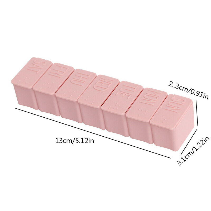Set 2 hộp đựng thuốc tiện lợi khi đi du lịch