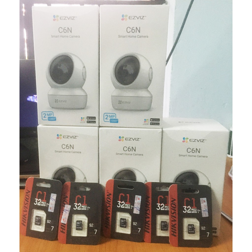 Camera IP Wifi HIK EZVIZ C6N 1080P (CS-C6N A0-1C2WFR) 2.0MP Robo Chính hãng (Đàm thoại 2 chiều)