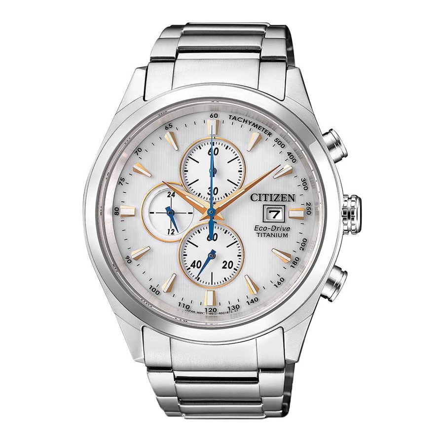Đồng Hồ Nam Citizen Dây Titanium CA0650-82B - Mặt Trắng (Sapphire)