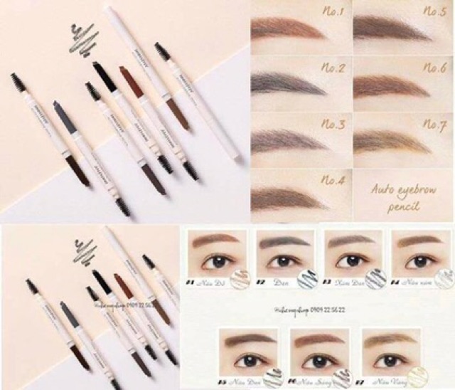 Sale 38% Chì kẽ mày 2 đầu Innisfree