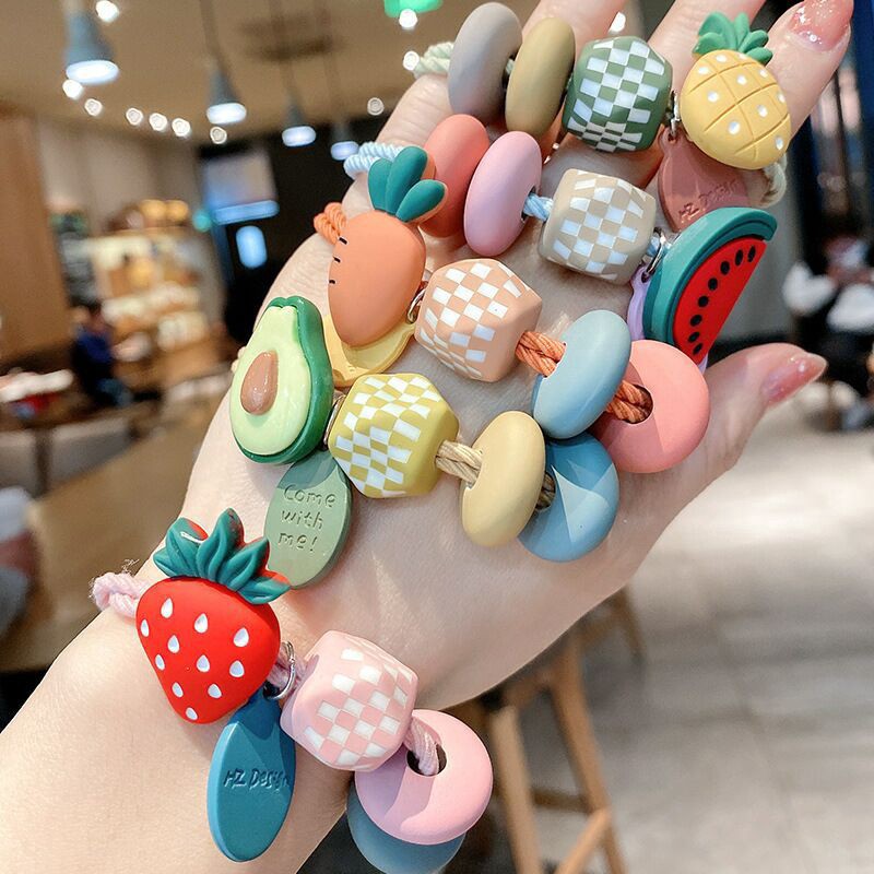 Thun Buộc Tóc Hình Trái Cây Xinh Xắn Dành Cho Nữ