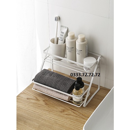 Kệ Gia Vị 2 Tầng Sơn Tĩnh Điện, Kệ Để Đồ Nhà Bếp Đa Năng Tiện Dụng