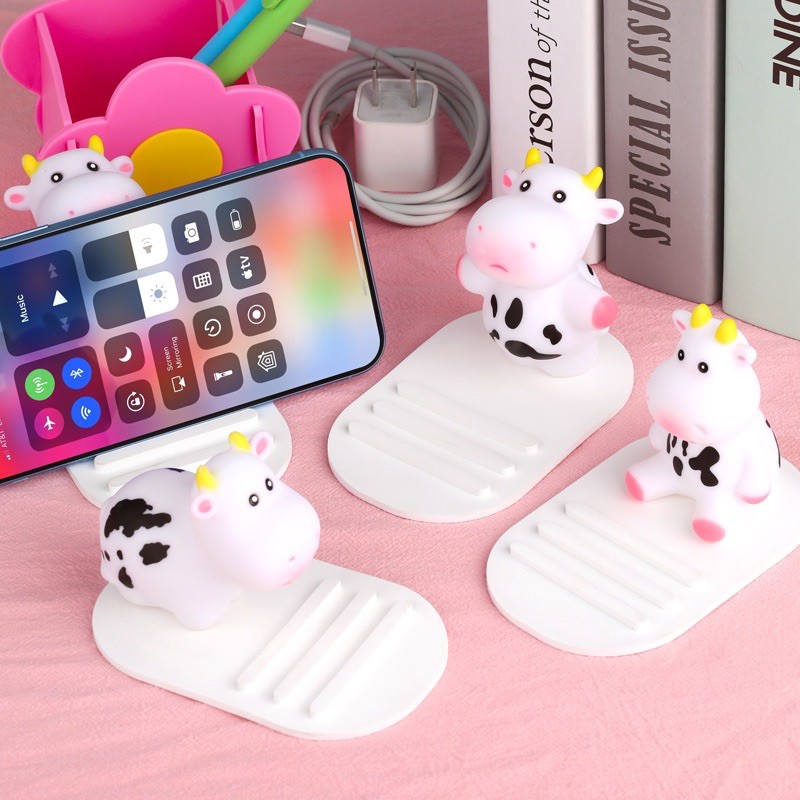 Giá đỡ điện thoại bò sữa | BigBuy360 - bigbuy360.vn