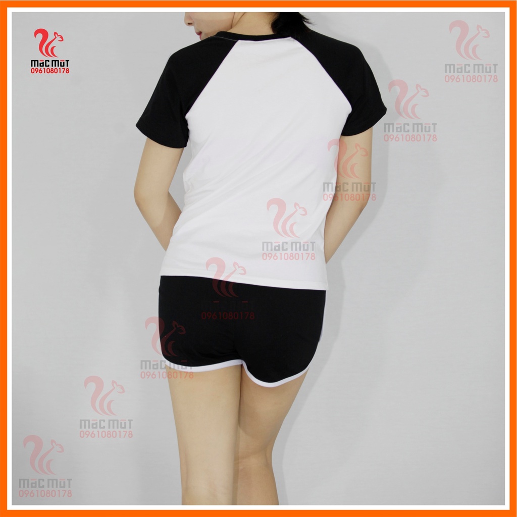 DB030 - [HÌNH SHOP TỰ CHỤP] Bộ đồ nữ mặc nhà thun cotton xinh xắn đáng yêu, có thể mặc đi chơi dạo phố, làm đồ đi ngủ.